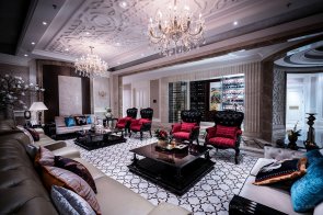 上海高端輕奢后現(xiàn)代風(fēng)樣板間整體活動(dòng)家具工程案列!