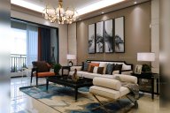 時(shí)尚新中式輕奢家具、軟裝工程--信陽(yáng)湖東春天樣板間項(xiàng)目案例欣賞?。ǘ? width=