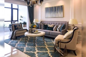 精品樣板間輕奢簡(jiǎn)歐風(fēng)格整體家具,軟裝工程--信陽(yáng)湖東春天案例!(三)