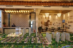 現代輕奢售樓部家具、軟裝飾品工程--信陽榮盛華府項目案例現場展示!