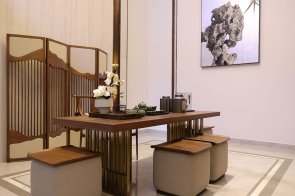 信陽固始崋壹新中式高檔樣板房家具、軟裝飾品工程項目案例展示!