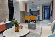 【天一美家樣板間新作】惠州云海花園現(xiàn)代簡約時尚家具工程項(xiàng)目案例！