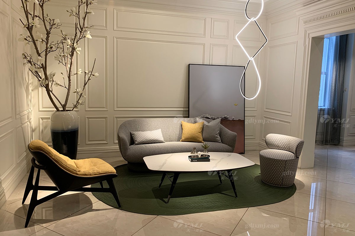 現代輕奢客廳沙發組合