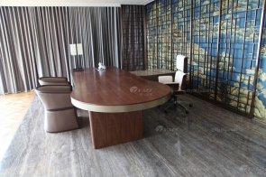 【天一美家】深圳儲能大廈辦公、會所家具現代輕奢風格項目工程案例擺場完工