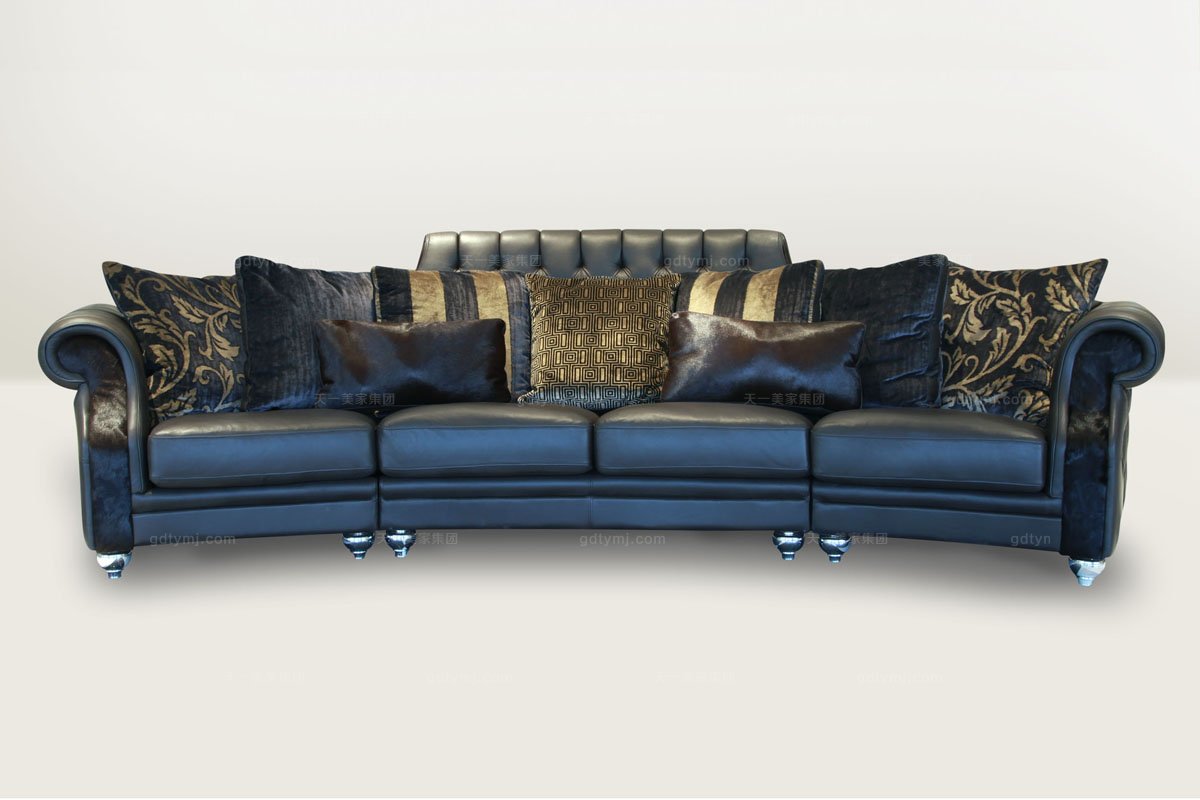 高檔歐式皮藝沙發