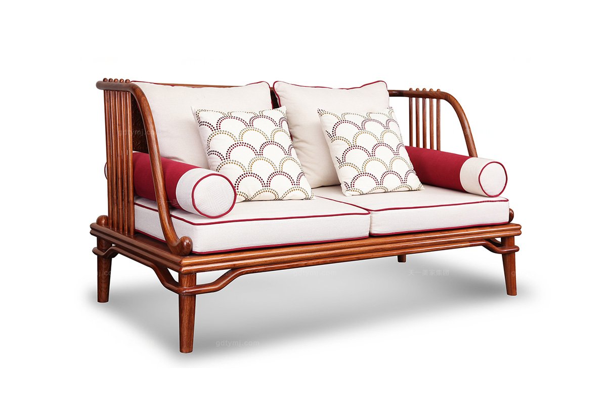 新中式實木沙發