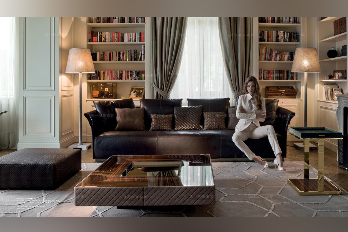 意大利進口輕奢三人沙發