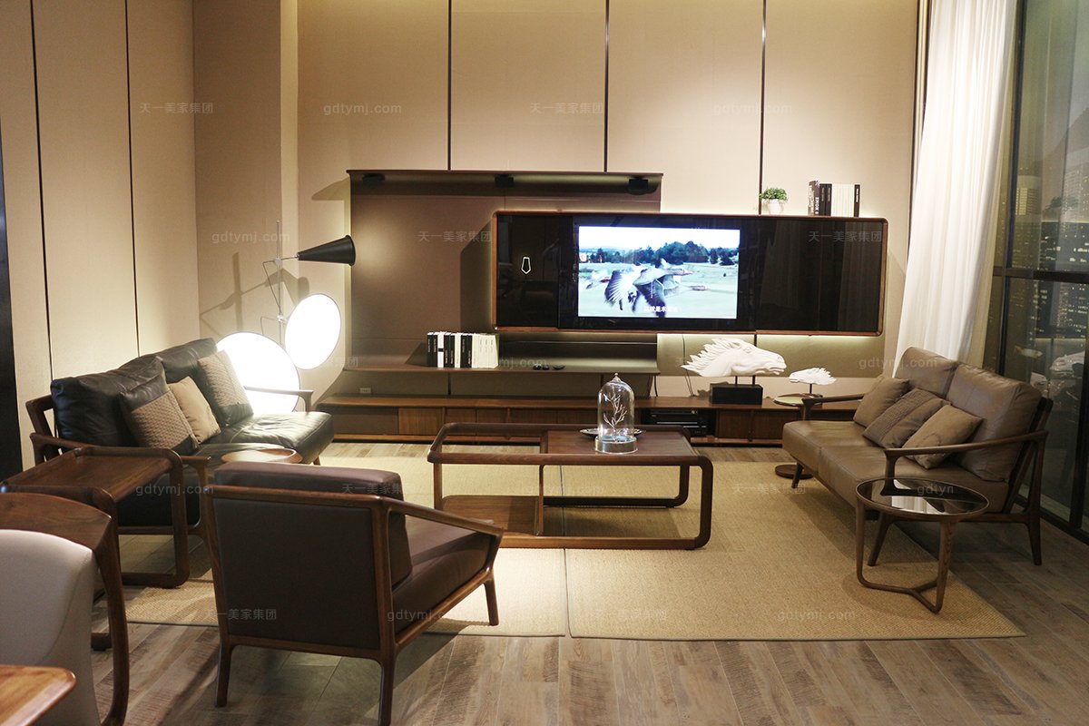 原木實木定制客廳沙發