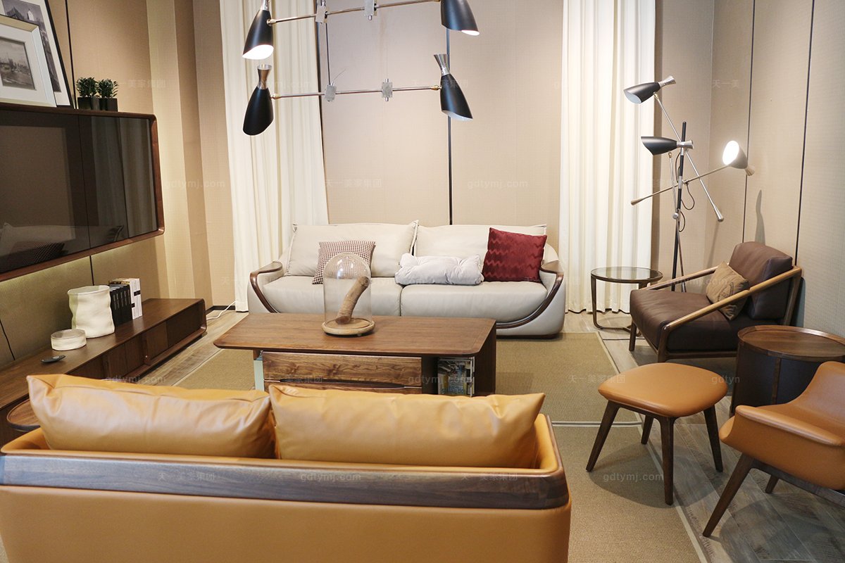 高檔現代真皮沙發