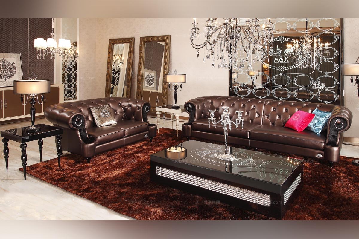 后現代真皮沙發(fā)