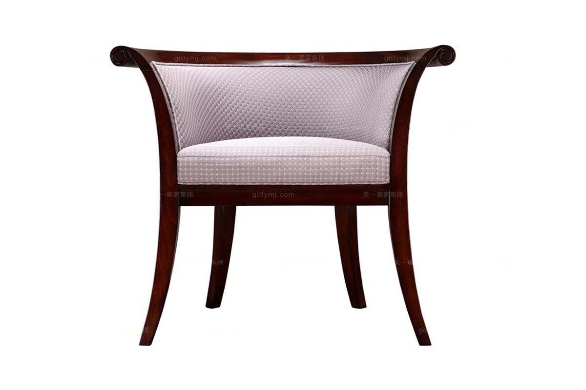  新股帶你實木單人沙發休閑椅