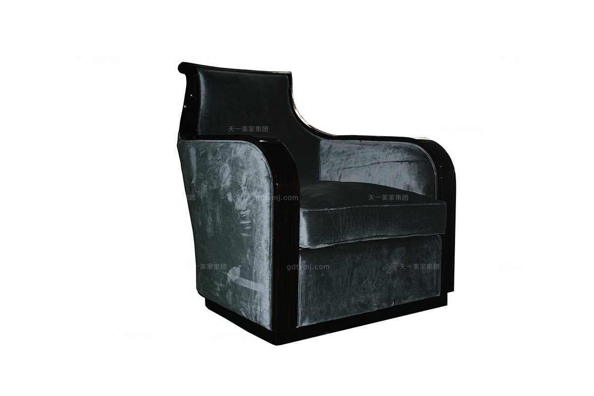 輕奢布藝單人位沙發